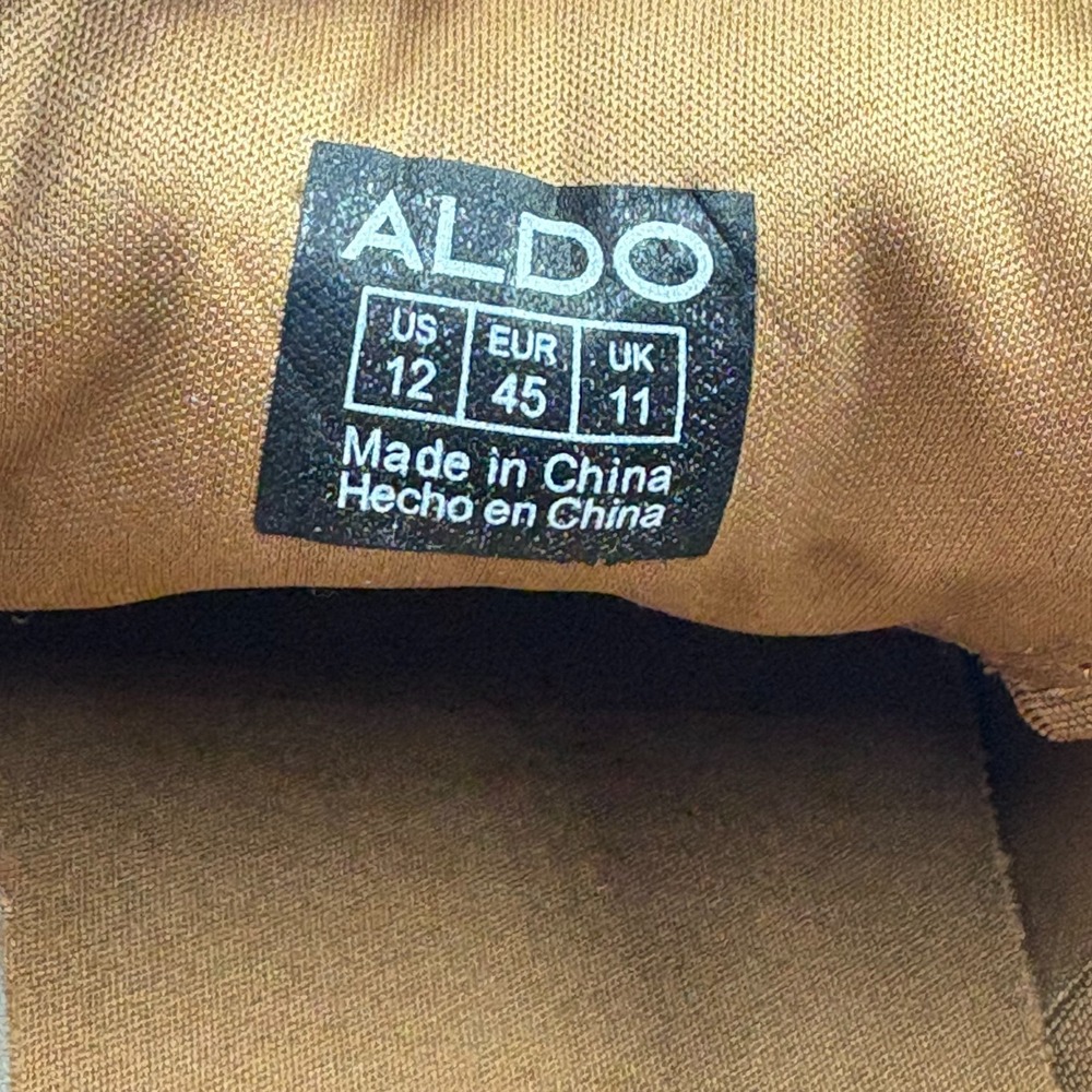 Aldo Firespec Men's Shoes, Brown, Size 12 - Picture 8 of 9